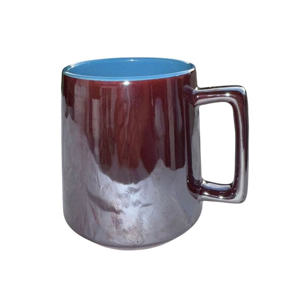 Iridescent Ceramic Mug With Blue Interior - Picture 12 of 14